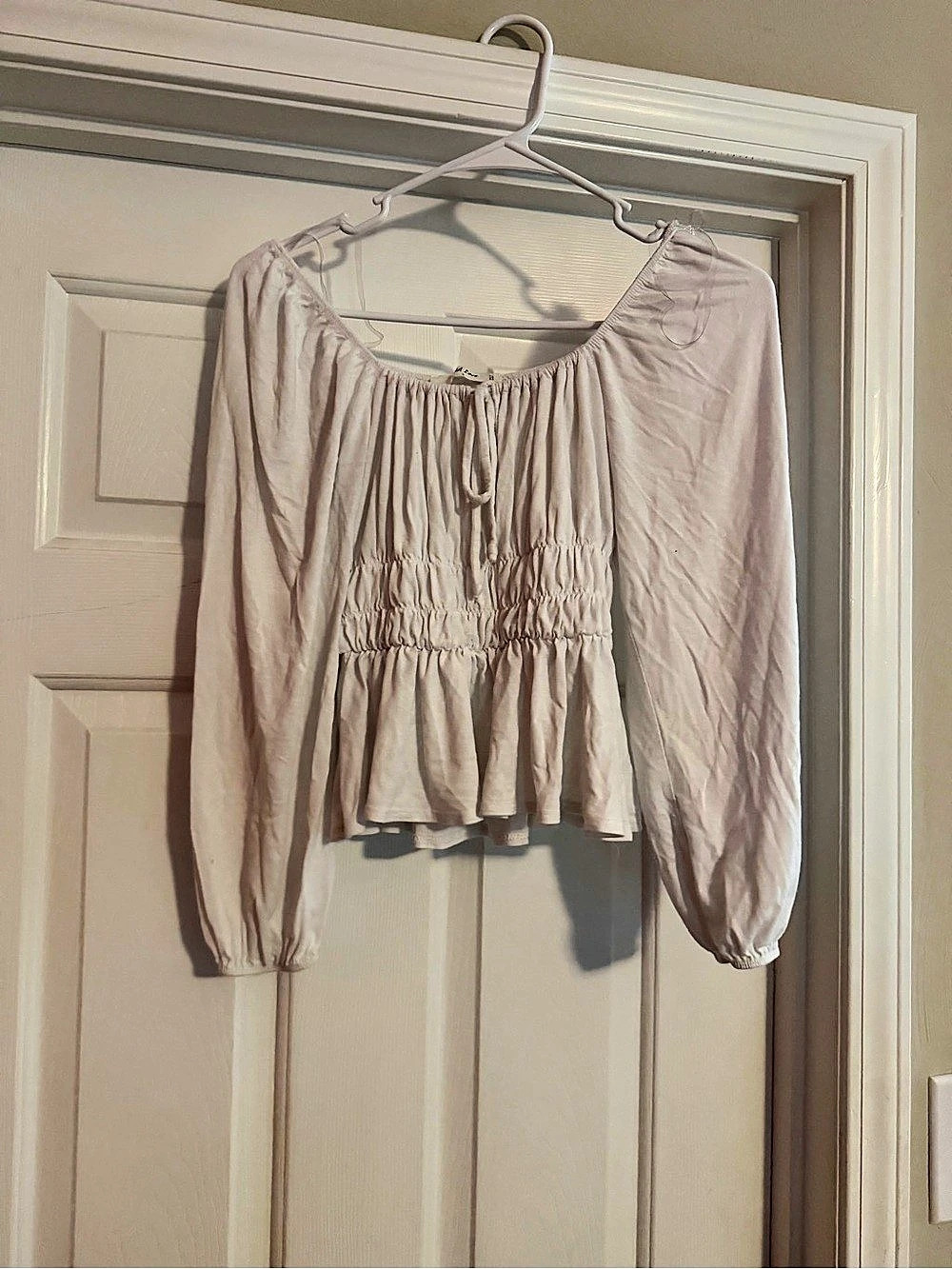 Wild Love Pink Long Sleeve Blouse Size Small Like New